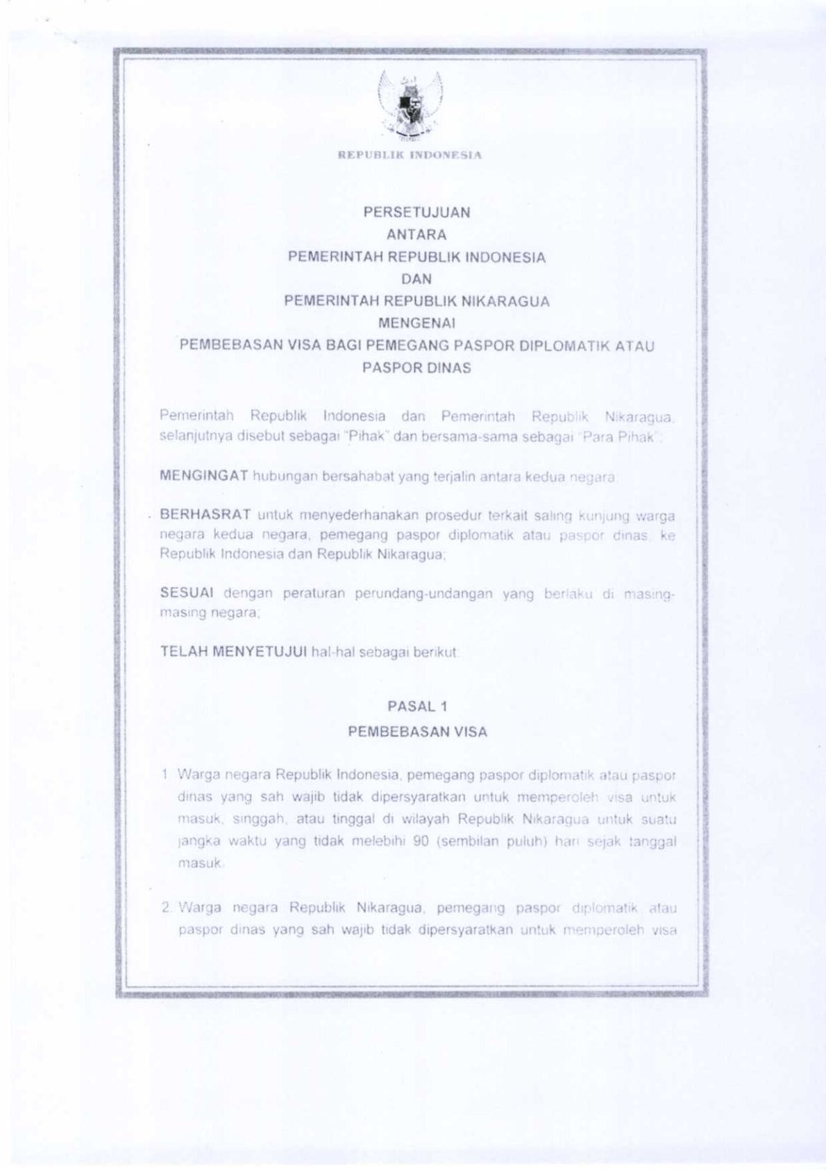 Peraturan Presiden Nomor 3 Tahun 2014