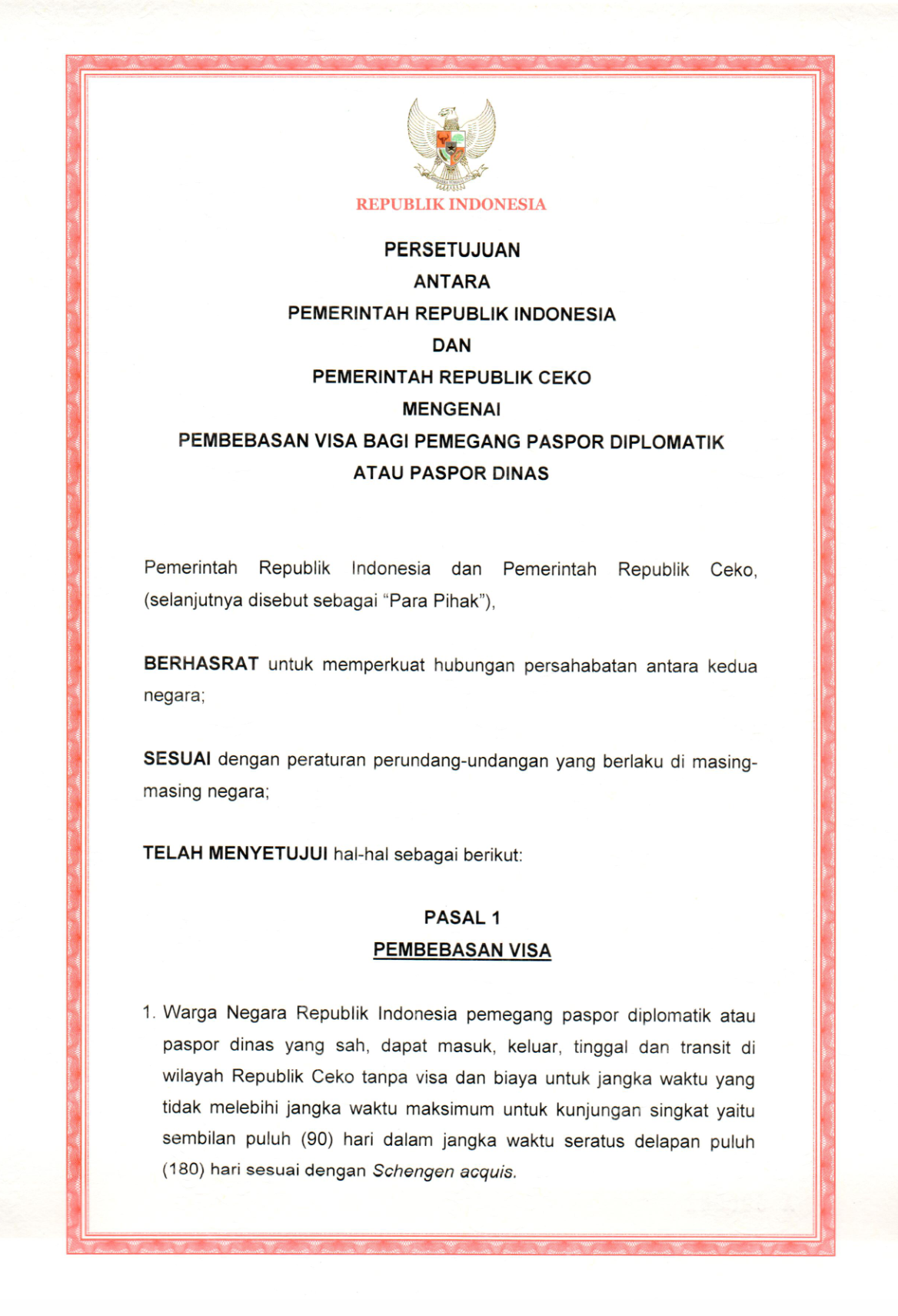 Peraturan Presiden Nomor 31 Tahun 2017