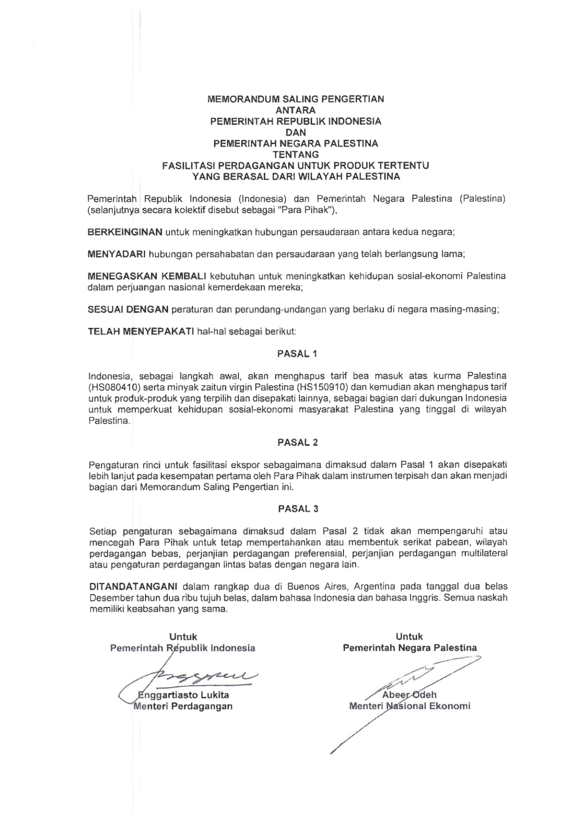 Peraturan Presiden Nomor 34 Tahun 2018