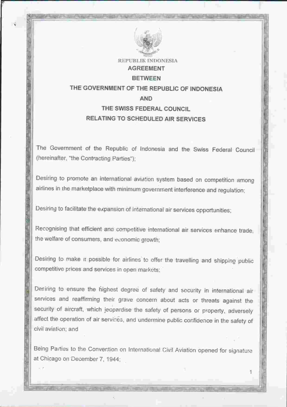 Peraturan Presiden Nomor 50 Tahun 2019